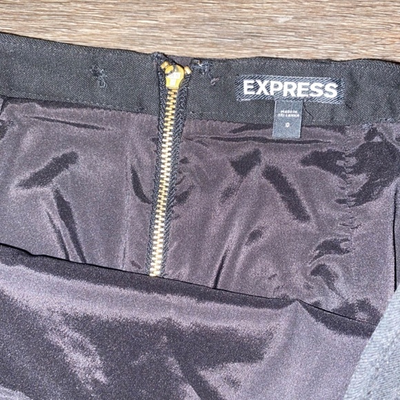 Express size 0 ladies black business skirt - Picture 3 of 5